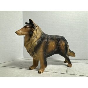 Bakelite Collie Dog Figure Hong Kong 101 Vintage